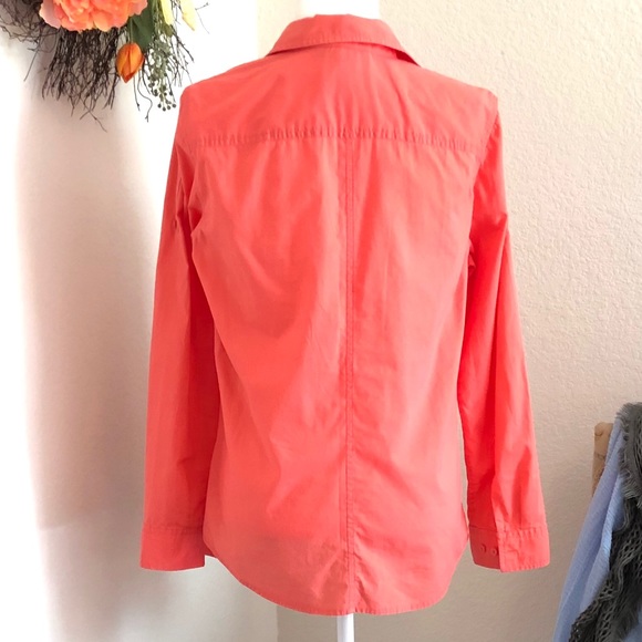 Light Orange Button Down Shirt - Picture 2 of 6
